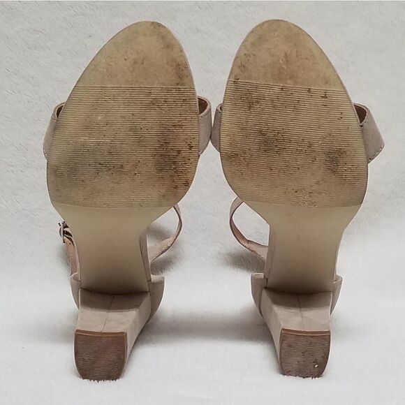 MADDEN Girl Beella Tan Suede Heeled Sandal Strappy - Picture 15 of 15